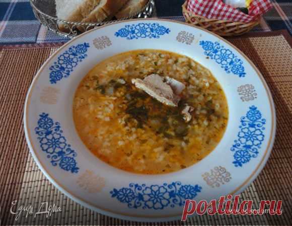 Суп харчо. Ингредиенты: рис, мясо на косточке, вода | Официальный сайт кулинарных рецептов Юлии Высоцкой