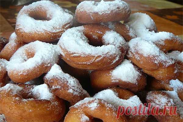 Пончики творожные — Домашняя кулинария