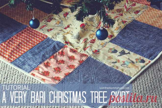 VERY SHANNON: A Very Bari Christmas Tree Skirt Tutorial!!