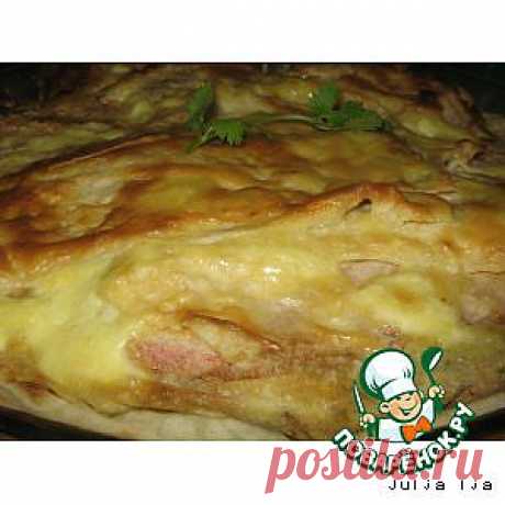 Лавашный пирог &quot;Нежный&quot; - кулинарный рецепт