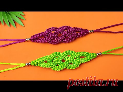 Cómo hacer pulsera de hilo fácil y rápida # Paso a Paso | DIY Macrame - Paracord Friendship Bracelet