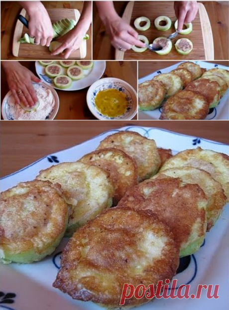 Замечательные кабачки с мясом в кляре: всего 15 минут — и любимое блюдо готово! » MAKATAKA