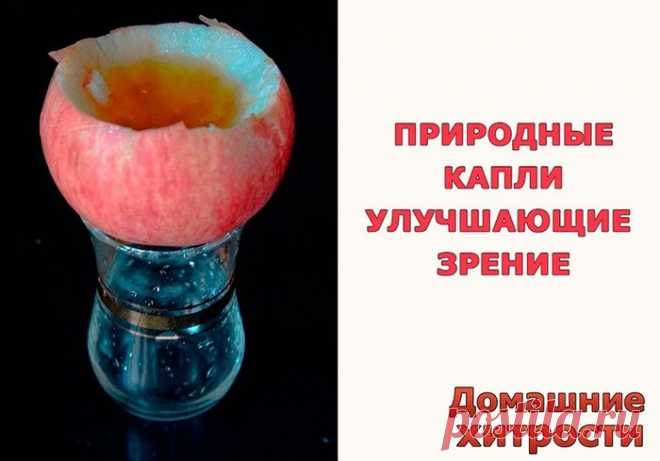 Природные капли улучшающие зрение.