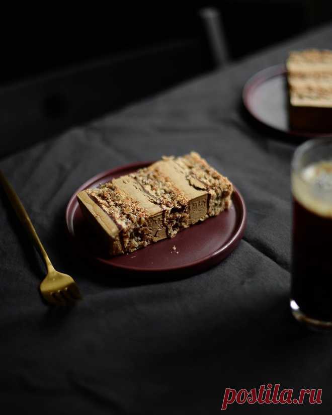 Торт «Грецкий орех-кофе-шоколад» | HomeBaked