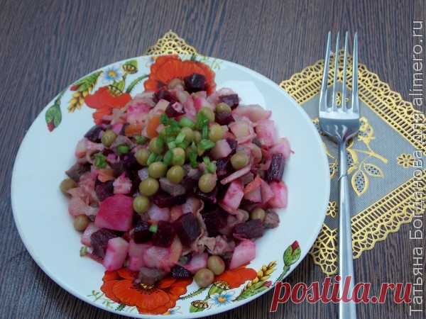 Салат со свеклой и мясом / Рецепты с