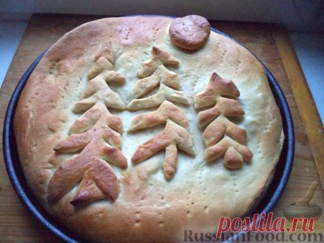 Рецепт: Пирог рыбный с картофелем на RussianFood.com