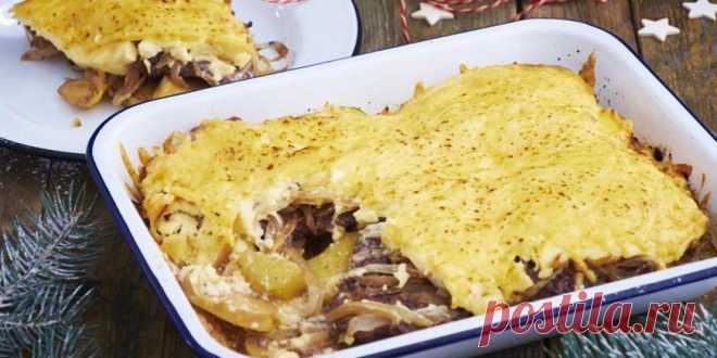 Мясо по-французски с картофелем!