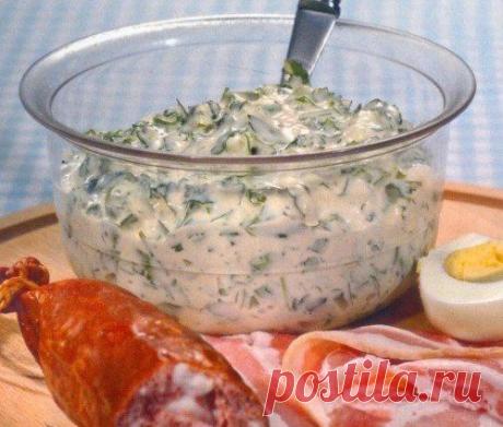 Рецепт франкфуртского зеленого соуса