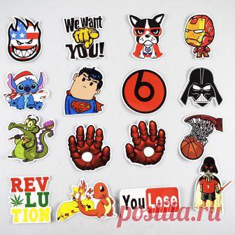 50 шт. супер герой звездные войны Стикеры s аниме мультфильм Стикеры для ноутбука гитара скейтборд Чемодан автомобиля дети ПВХ Водонепроницаемый стикеры s купить в магазине SkyStar Toy Store на AliExpress