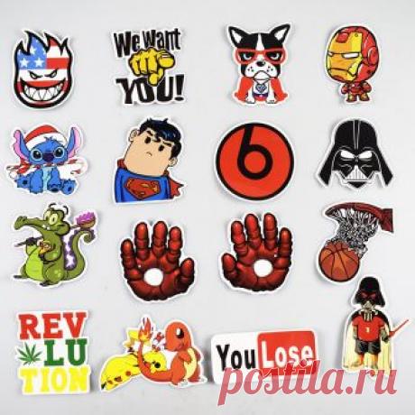 50 шт. супер герой звездные войны Стикеры s аниме мультфильм Стикеры для ноутбука гитара скейтборд Чемодан автомобиля дети ПВХ Водонепроницаемый стикеры s купить в магазине SkyStar Toy Store на AliExpress