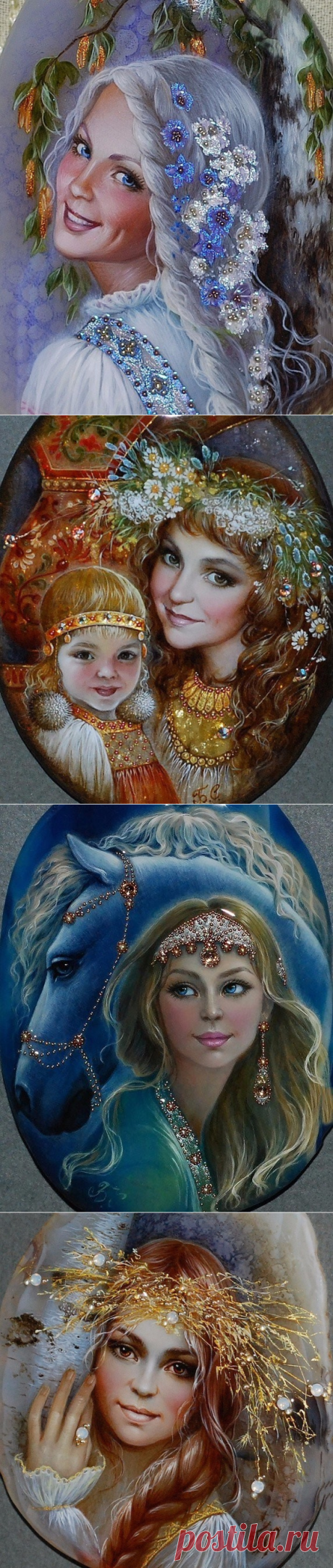 Сказочные работы. Лаковая миниатюра