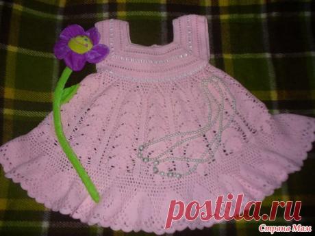 Платье &quot;Розовая мечта&quot; - Вязание для детей - Страна Мам