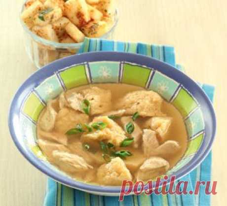 Куриный бульон с яичными клецками, суп. Пошаговый рецепт с фото на Gastronom.ru