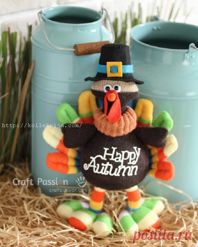 Индюк из носка своими руками. Мастер-класс Джоан Индюк из носка

 	     В мастер-классе 