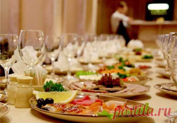 Как составить меню на свадьбу. Пример меню на 50 гостей