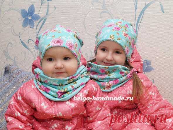 Шьем комплекты из шапочки и снуда для себя и своих малышей в стиле Family look своими руками, мастер-класс