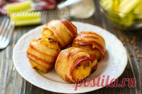 Картошка в беконе в духовке: рецепт с фото