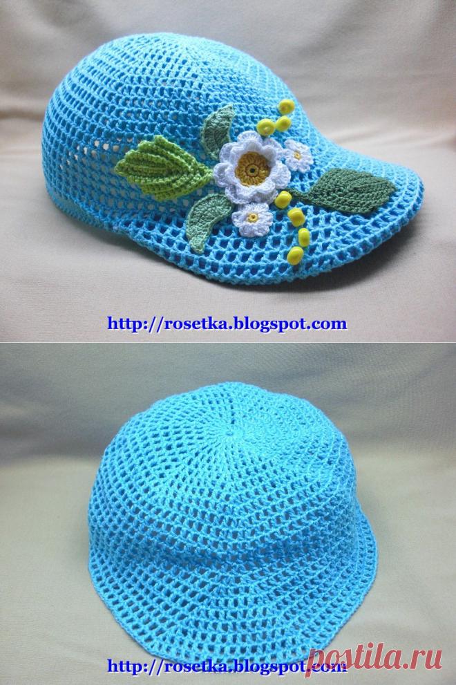 Розетка вяжет • Просмотр темы - Мастер-класс. Кепка-уточка