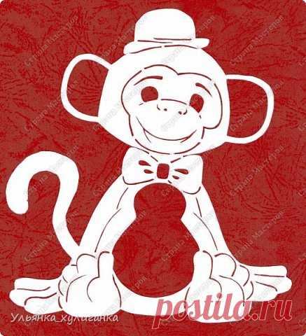 Вытынанки обезьяны - часть 3 | Страна Мастеров