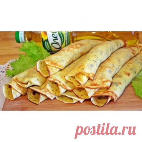 Блины с начинкой в итальянском стиле