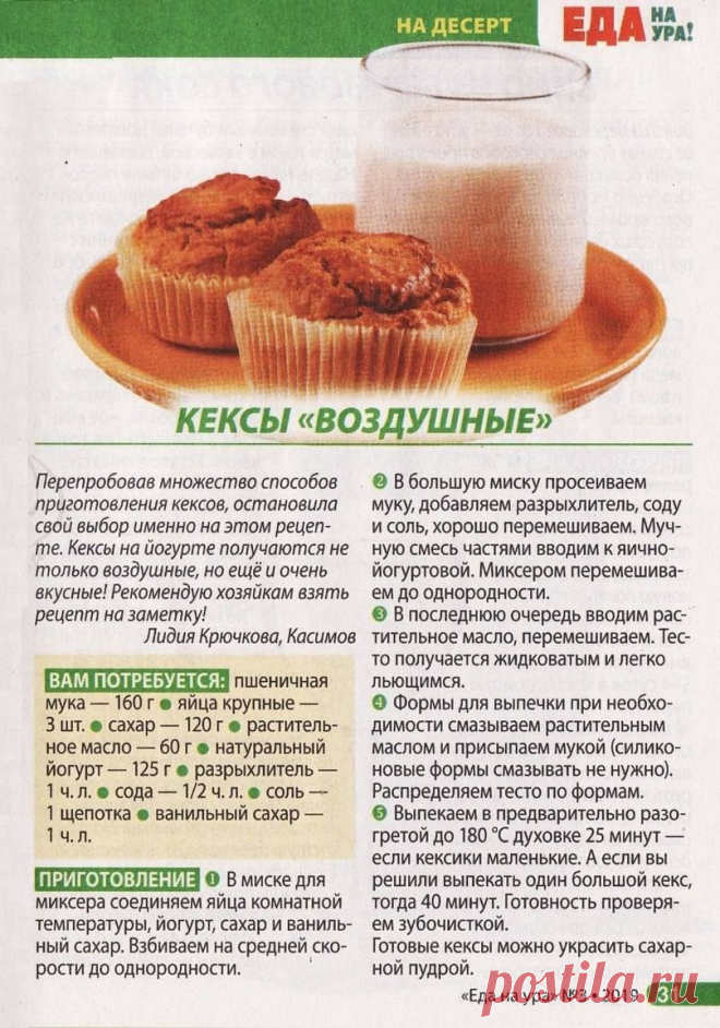 Кексы "Воздушные"