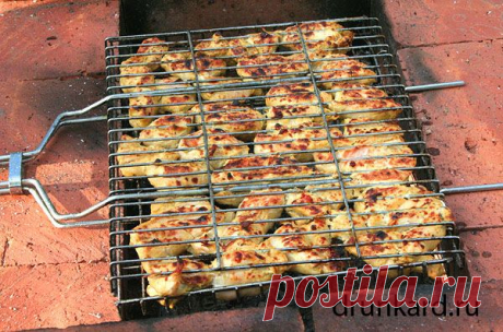 Шашлык из куриной грудки