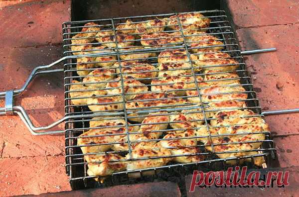 Шашлык из куриной грудки