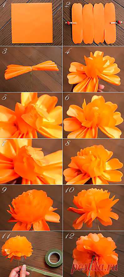 Цветы из бумаги своими руками: легко и быстро