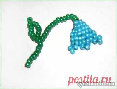 Начинающим - колокольчик из бисера | Искусница
