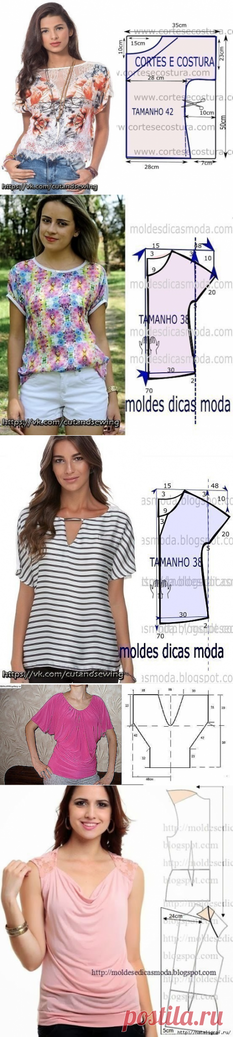 Идеи для шитья на лето. Простой крой.