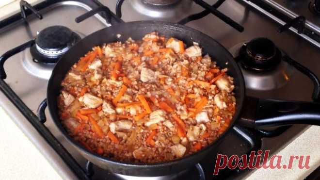 Гречка по-купечески.