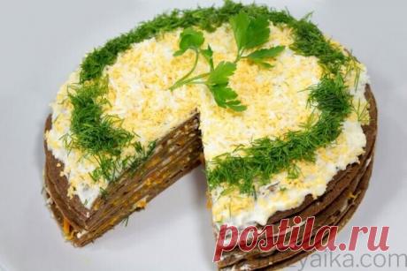 Печеночный торт из куриной печени. Печеночный торт из куриной печени рецепт с фото пошагово