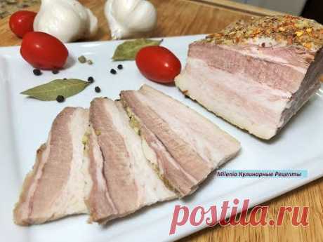 ВАРЁНОЕ САЛО или  ГРУДИНКА  В СОБСТВЕННОМ СОКУ вкуснее любой колбасы. Простой рецепт.