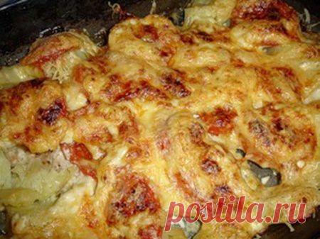 Мясо по-французски с картошкой