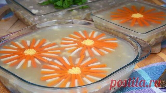 Рецепт холодца из курицы, свиных ножек и рульки | Вкусный блог | Пульс Mail.ru
