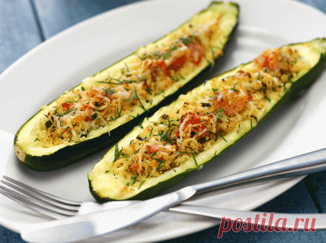 Рецепт недели: цукини, фаршированные кускусом | Люблю Себя