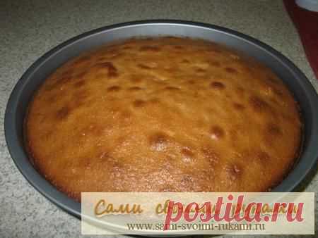 Пирог из йогурта - рецепт | Сами своими руками