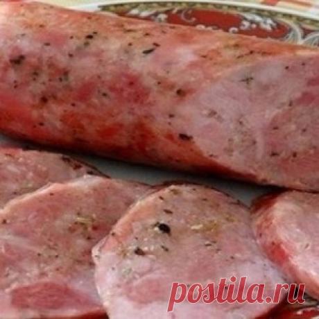 Домашняя рубленая вареная колбаса: лучшая альтернатива магазинной!