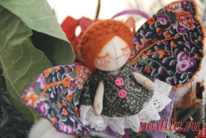 МК: текстильная кукла-брошь | all Dolls