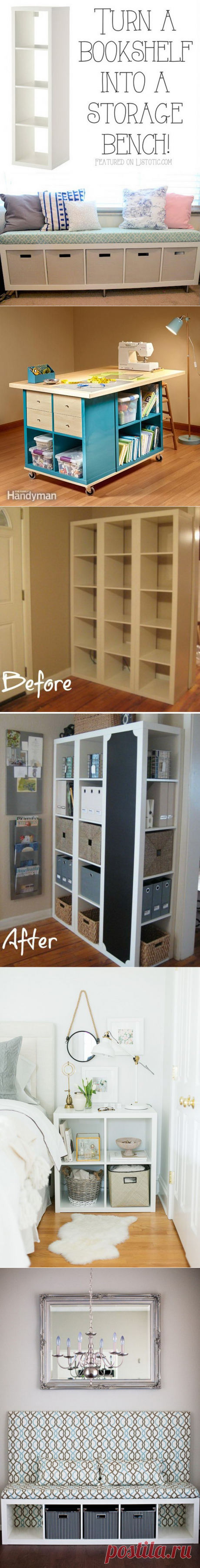 25+ IKEA Kallax or Expedit Shelf Hacks - Hative