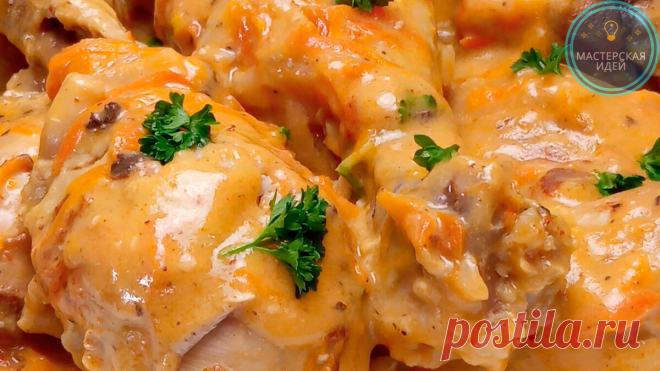 Беру курицу, пакет ряженки и готовлю вкусный ужин на сковородке: мясо получается 