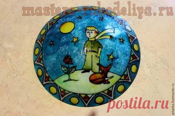 Мастер-класс по витражной росписи: Ночник 