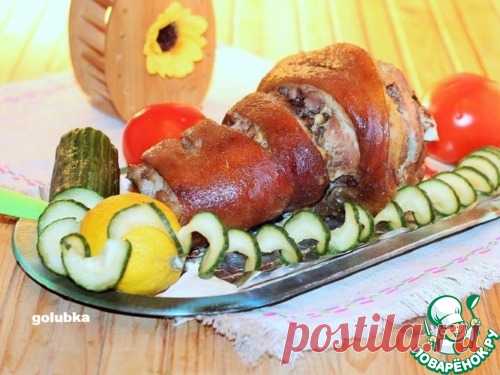 Запеченная рулька с медовово-горчичной пропиткой - кулинарный рецепт