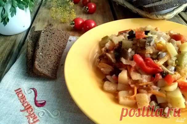 Овощное рагу с баклажанами и кабачками - пошаговый рецепт с фото на Повар.ру