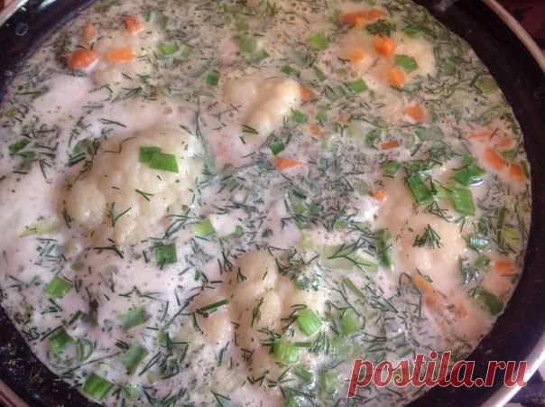 Сырный супчик с цветной капустой! | Банк кулинарных рецептов