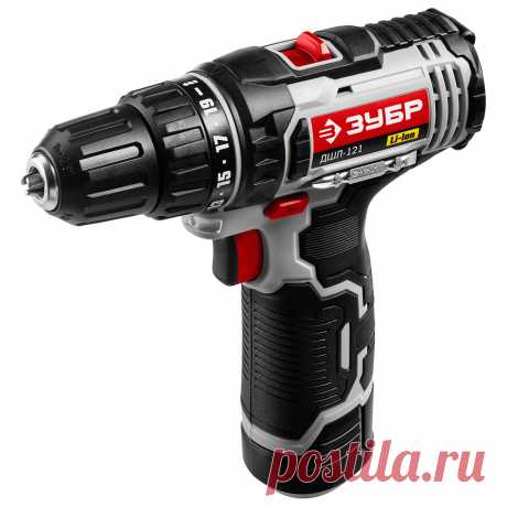 ДШЛ-121 дрель-шуруповерт в коробке, ЗУБР.