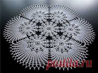 САЛФЕТКА ИЗ РОЗЕТОК
 Добавляйтесь в группу, чтобы видеть другие интересные модели!