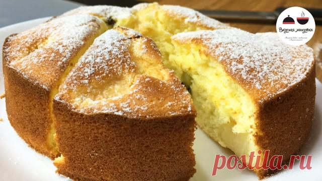 Нежный бисквитный пирог с персиками и киви - запись пользователя tastyminute (Оксана) в сообществе Болталка в категории Кулинария