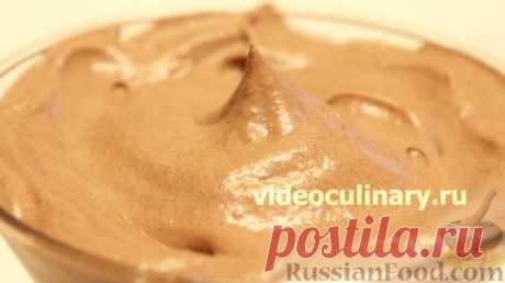 Рецепт: Сливочно-шоколадный крем со сгущенкой на RussianFood.com