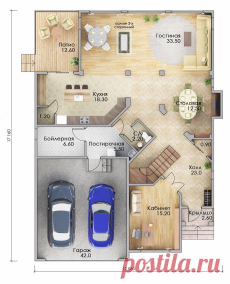 Проект дома Каллахан — строительство под ключ в Москве и Подмосковье